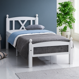 DIVA METAL BED FRAME WHITE ( Double Size Only )
