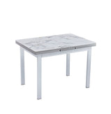 HUSTY STONE EXTENDING DINING TABLE