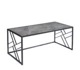 Oval MDF Coffee Table With Side Table Black, Grey or White Coffee Table, Nest Table with Optional  Side Tables