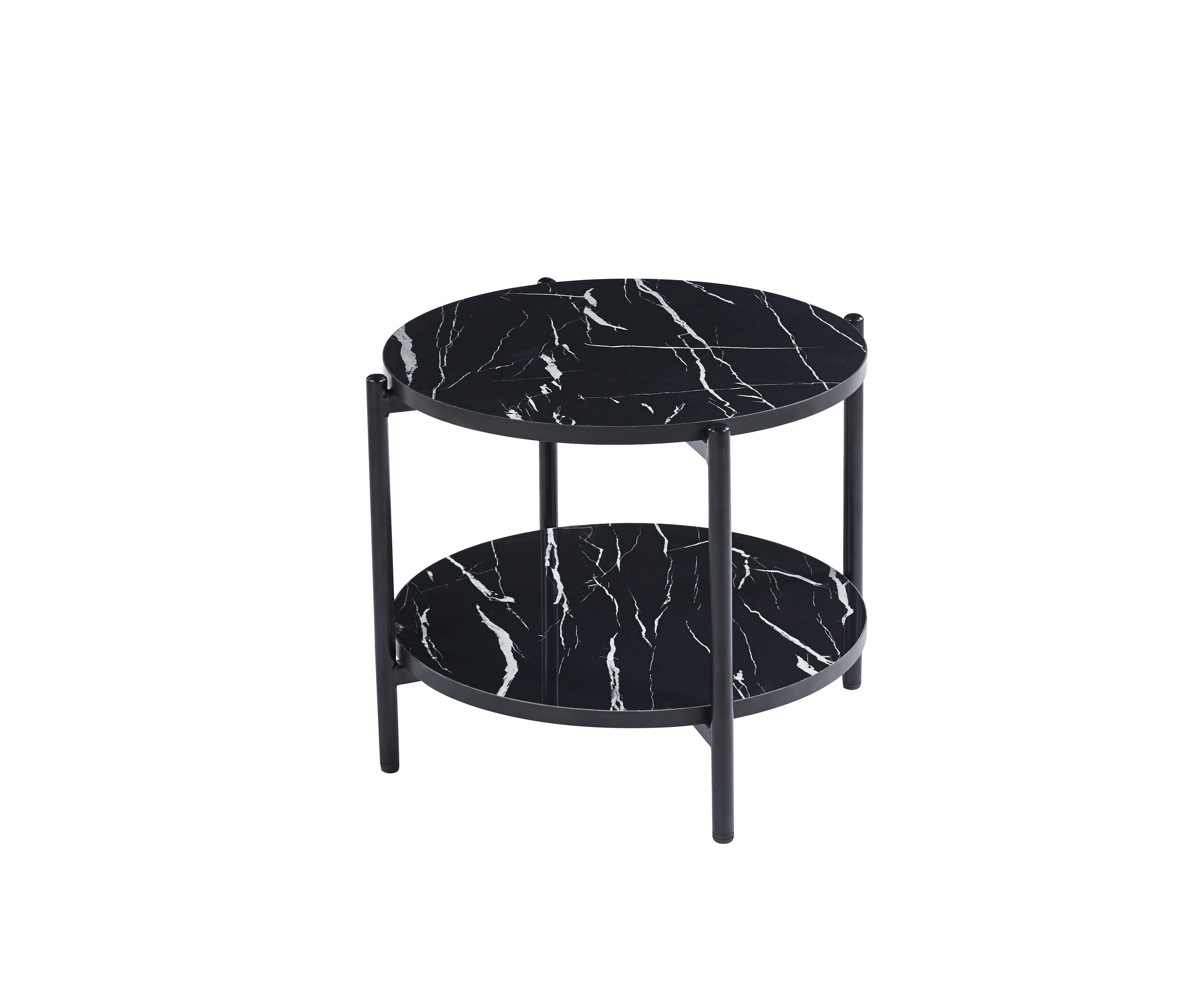 Vina Black, Grey Coffee Table & Side Table with Optional Gold Or Black ...