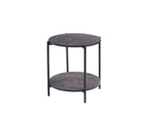 Vina  Black, Grey Coffee Table & Side Table with Optional Gold Or Black Frame