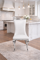 Greek Curved High Back , Sculpted-Leg , Contemporary Dining Chair
