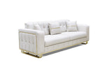 Berlin Sofa Set With Storage 3+2 Seater With Option Gold Or Silver Frame