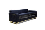 Berlin Sofa Set With Storage 3+2 Seater With Option Gold Or Silver Frame