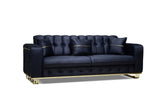 Berlin Sofa Set With Storage 3+2 Seater With Option Gold Or Silver Frame