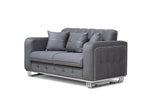 Berlin Sofa Set With Storage 3+2 Seater With Option Gold Or Silver Frame