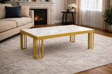 Windsor Black, Grey Coffee Table with Optional Gold Or Black Frame