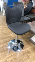 7Star Faux Leather/ Plush Velvet Bar Stools Adjustable Swivel Dining Island Counter Bar Chair