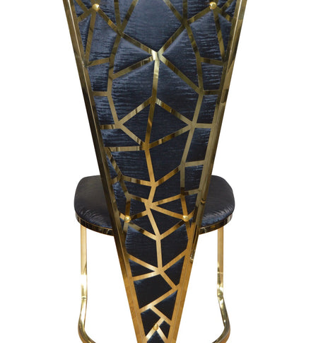 DRAGON DINING CHAIRS WITH OPTION OF GOLD OR SILVER FRAME