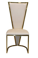 DRAGON DINING CHAIRS WITH OPTION OF GOLD OR SILVER FRAME