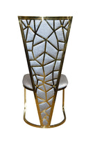 DRAGON DINING CHAIRS WITH OPTION OF GOLD OR SILVER FRAME