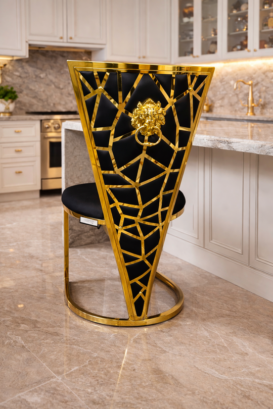 DRAGON DINING CHAIRS WITH KNOCKER BACK