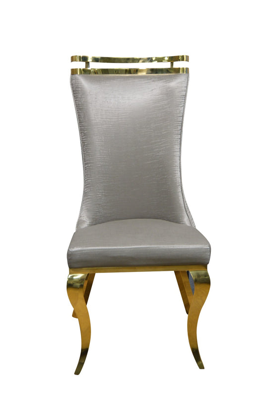 Greek Curved High Back , Sculpted-Leg , Contemporary Dining Chair