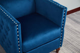 Rare Chesterfield Style Compact Sofa Set 3+2+1 Seater Armchair  In Plush Velvet