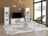 Smart Modern Italian Living & Dining Collection with LED Lighting