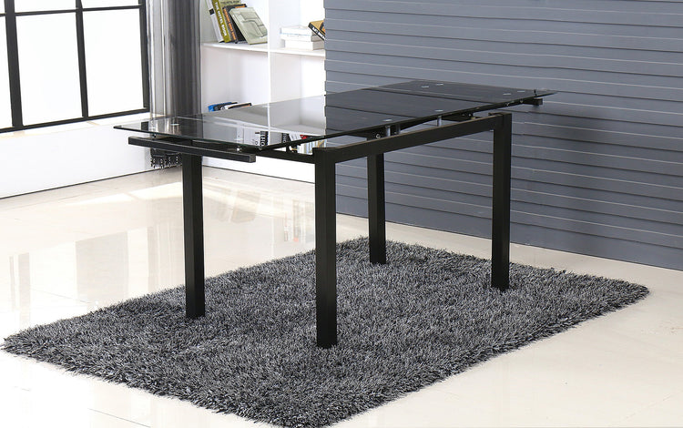 HELEN EXTENDING DINING TABLE BLACK
